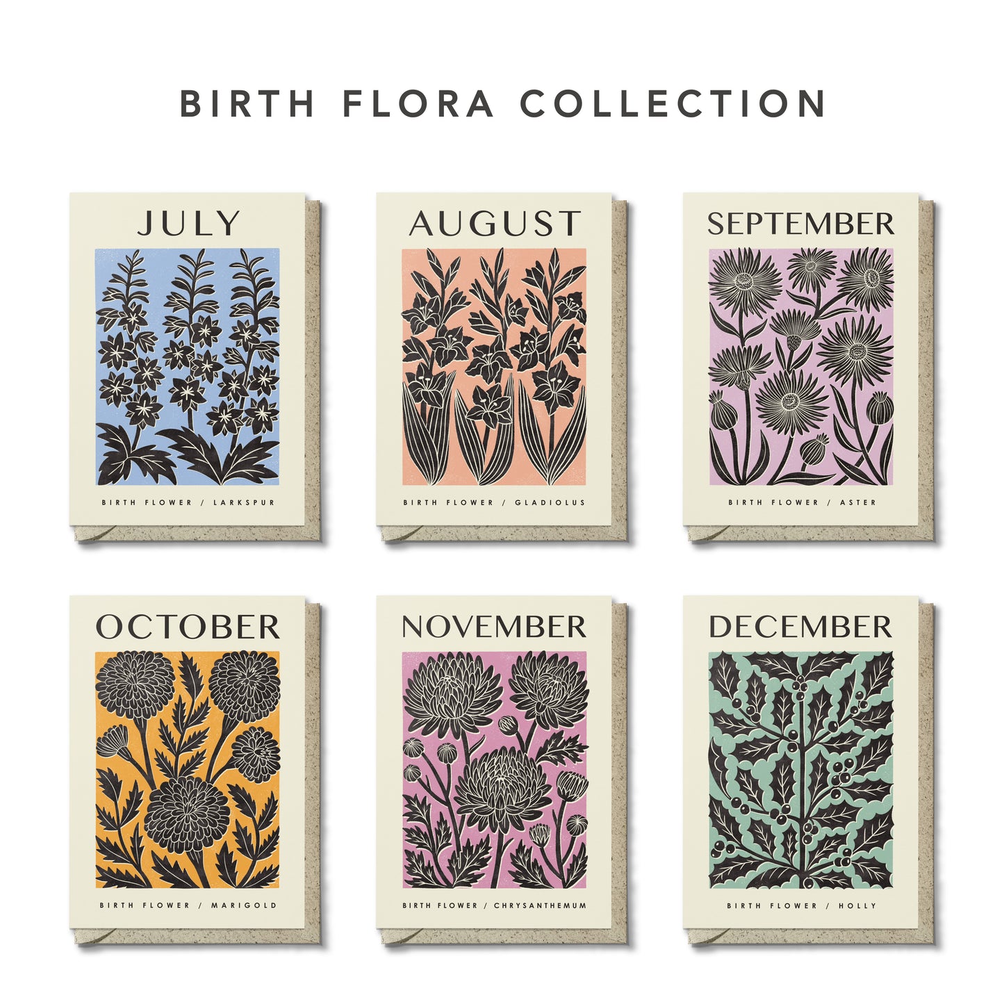 January Carnation Reusable Art Card