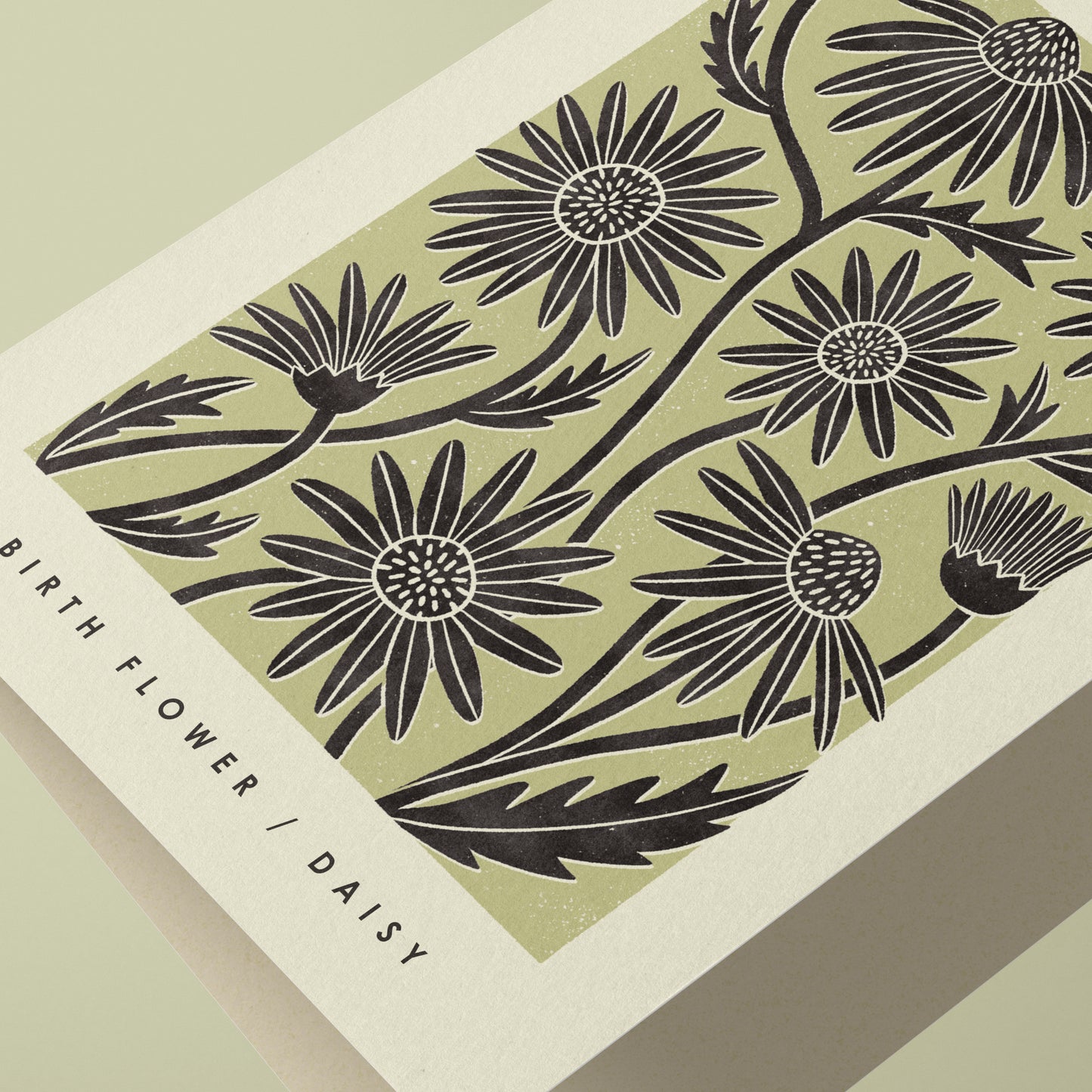 April Daisy Reusable Art Card