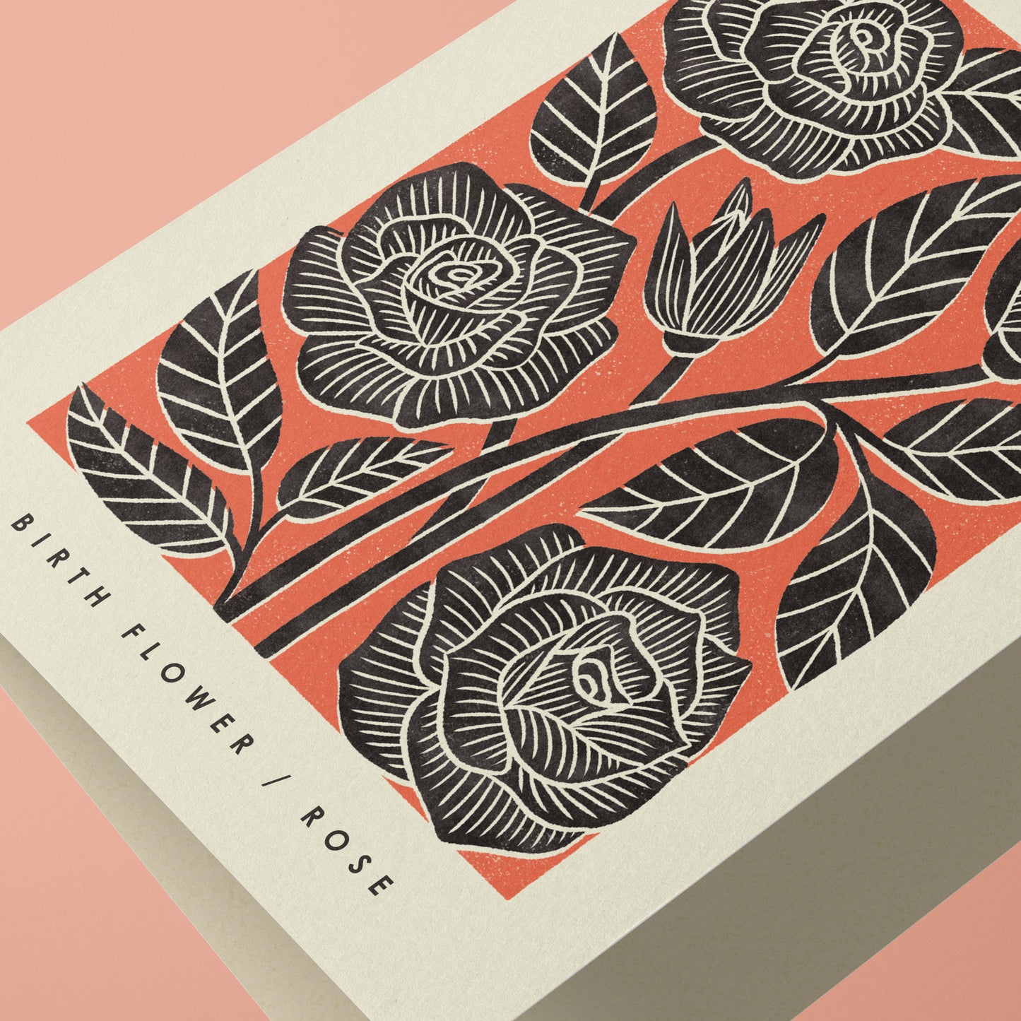 June Rose Reusable Art Card