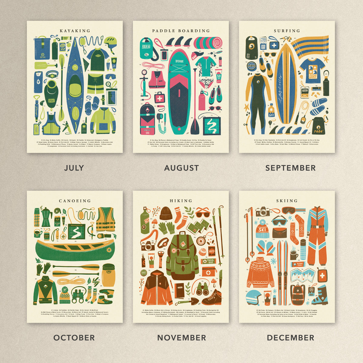 2027 Adventure Wall Calendar & Planner
