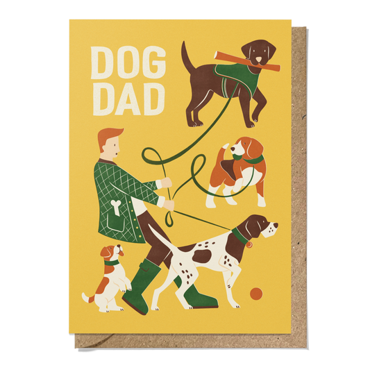 Dog Dad Greeting Card