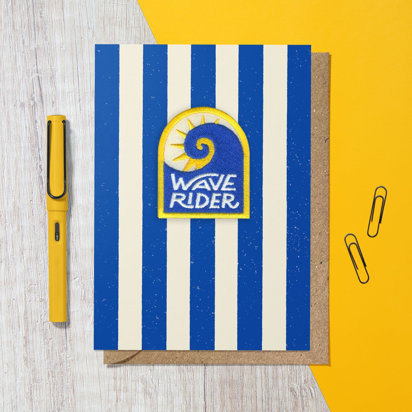 Wave Rider Eco Patch Card