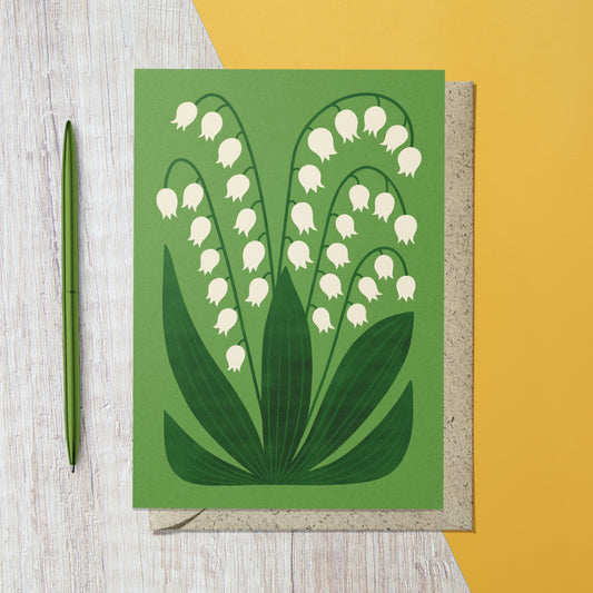 Lily of the Valley Reusable Art Card