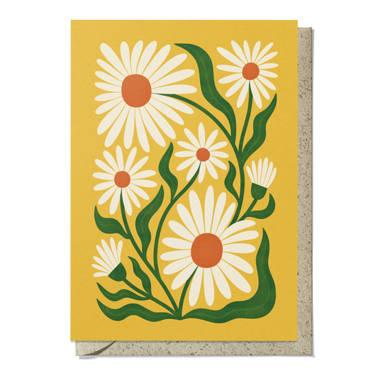 Ox-Eye Daisy Reusable Art Card
