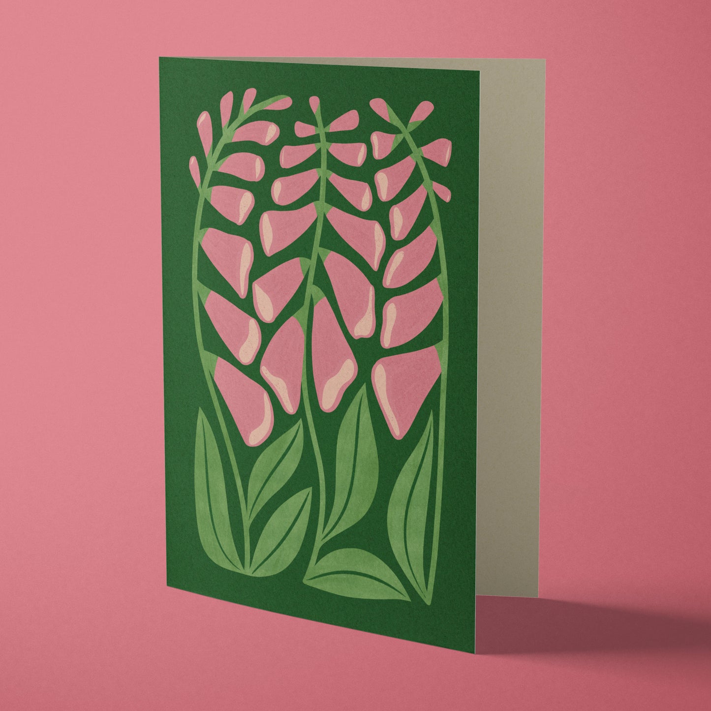 Foxglove Reusable Art Card