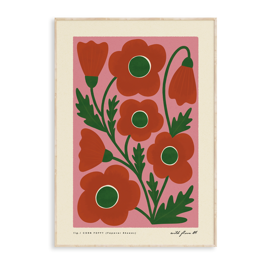 Corn Poppy Art Print