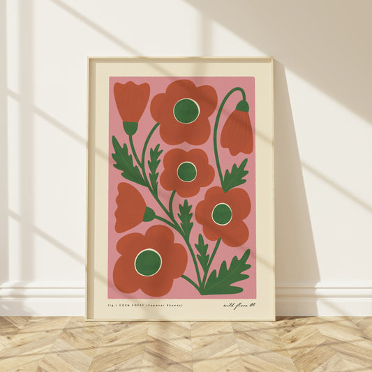 Corn Poppy Art Print