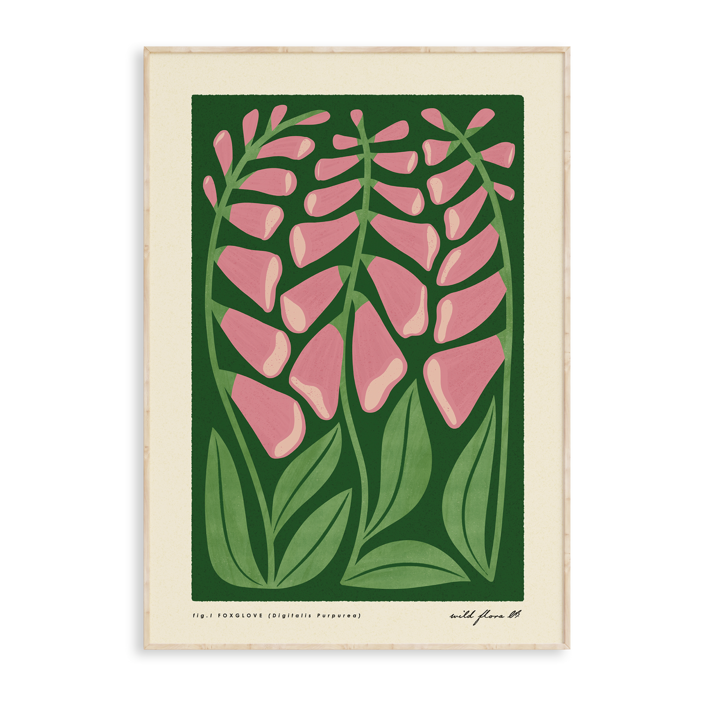Foxglove Art Print