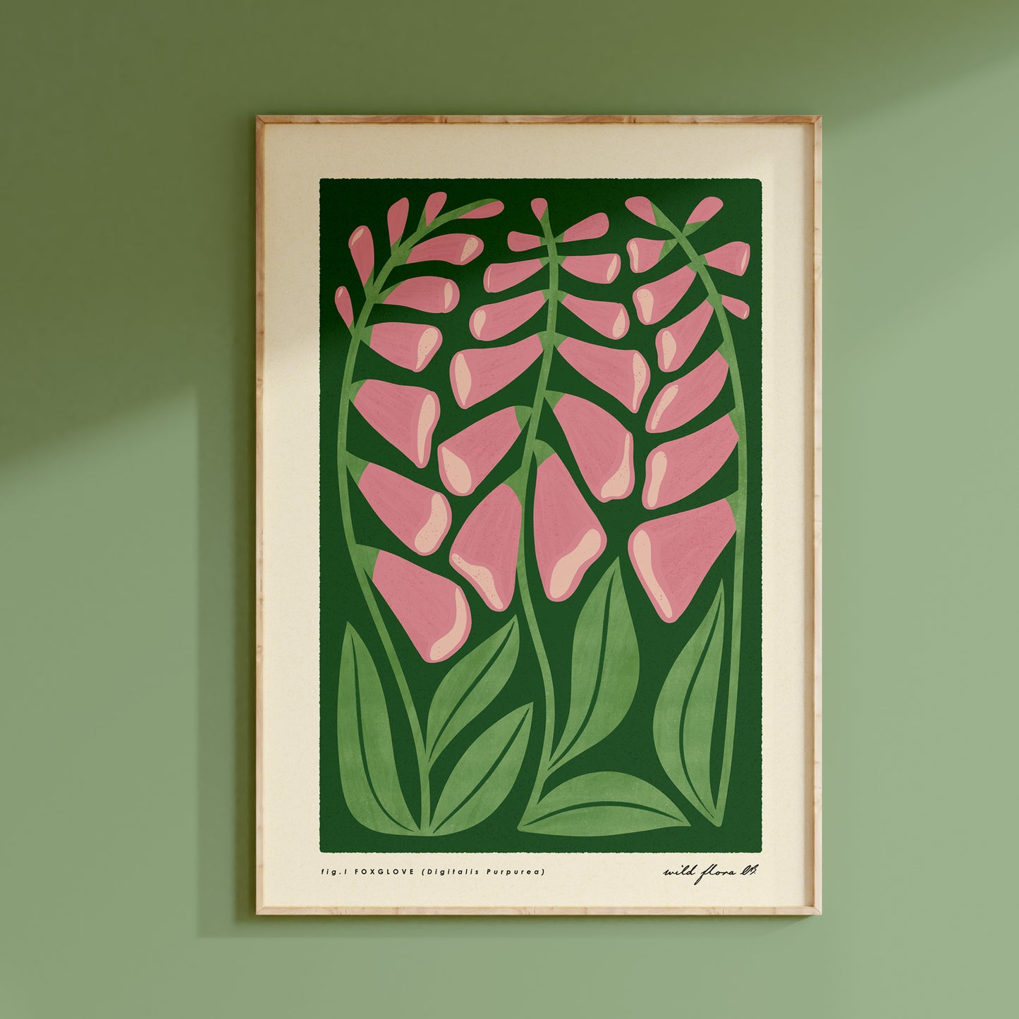 Foxglove Art Print