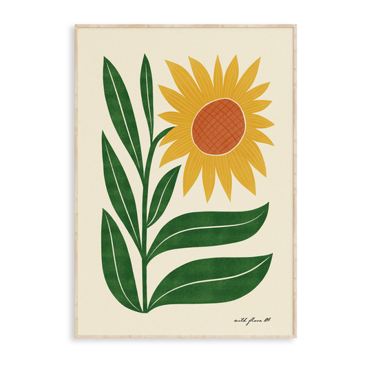 Sunflower Art Print