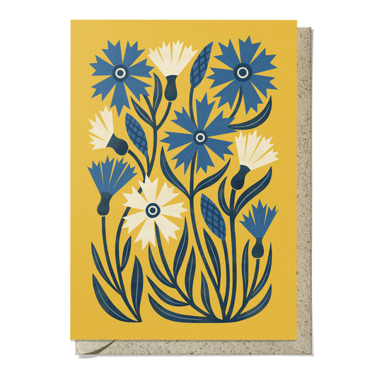 Cornflower Reusable Art Card