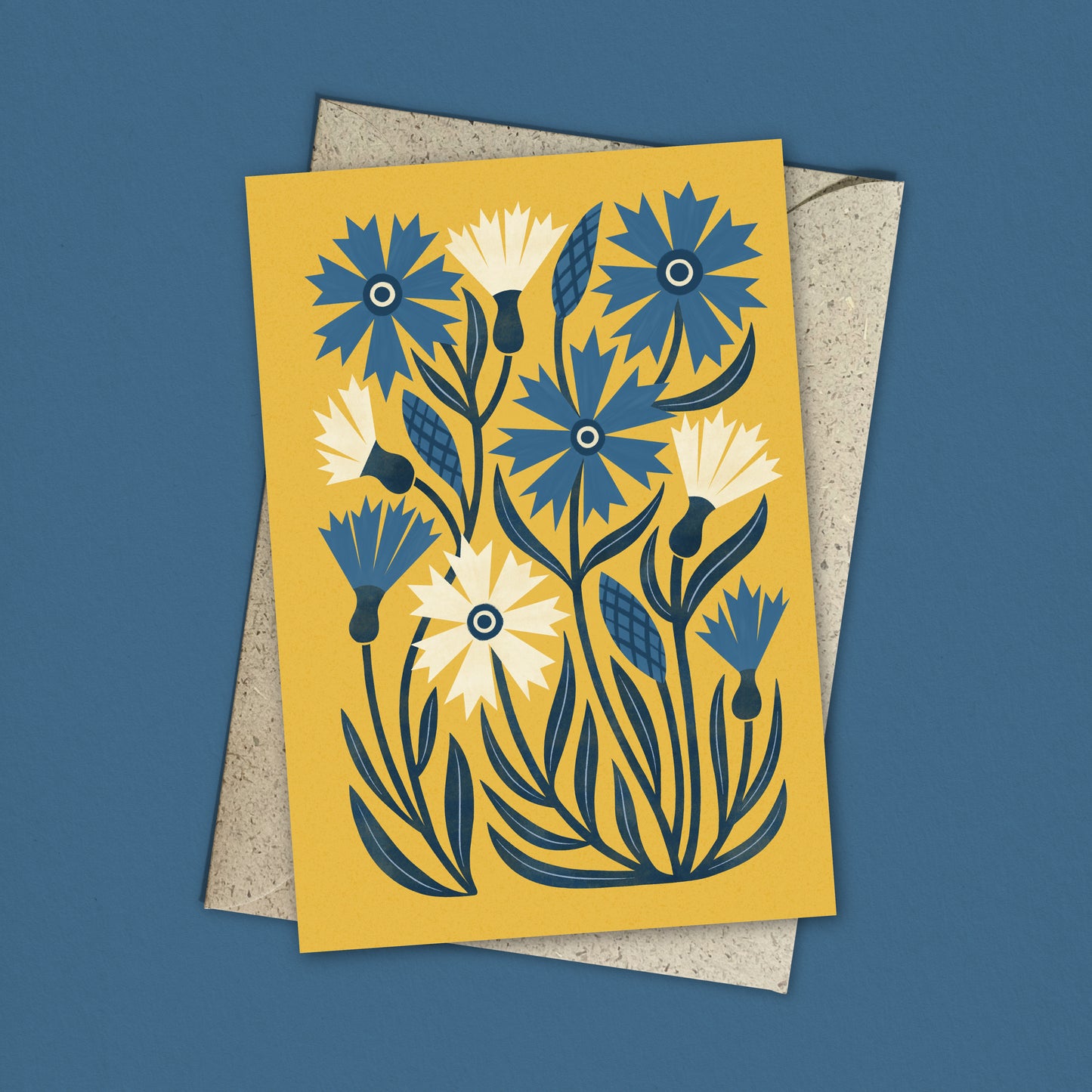 Cornflower Reusable Art Card