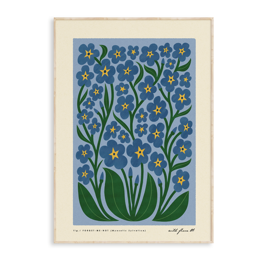 Forget-Me-Not Art Print