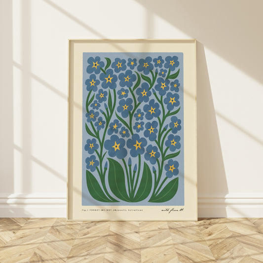 Forget-Me-Not Art Print