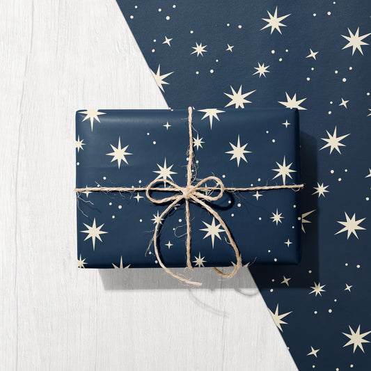 Star Gazer Christmas Eco Gift Wrap