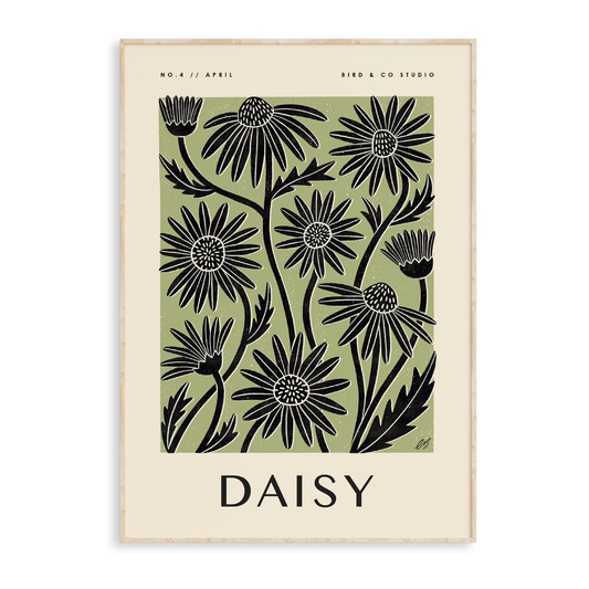 April Daisy Art Print