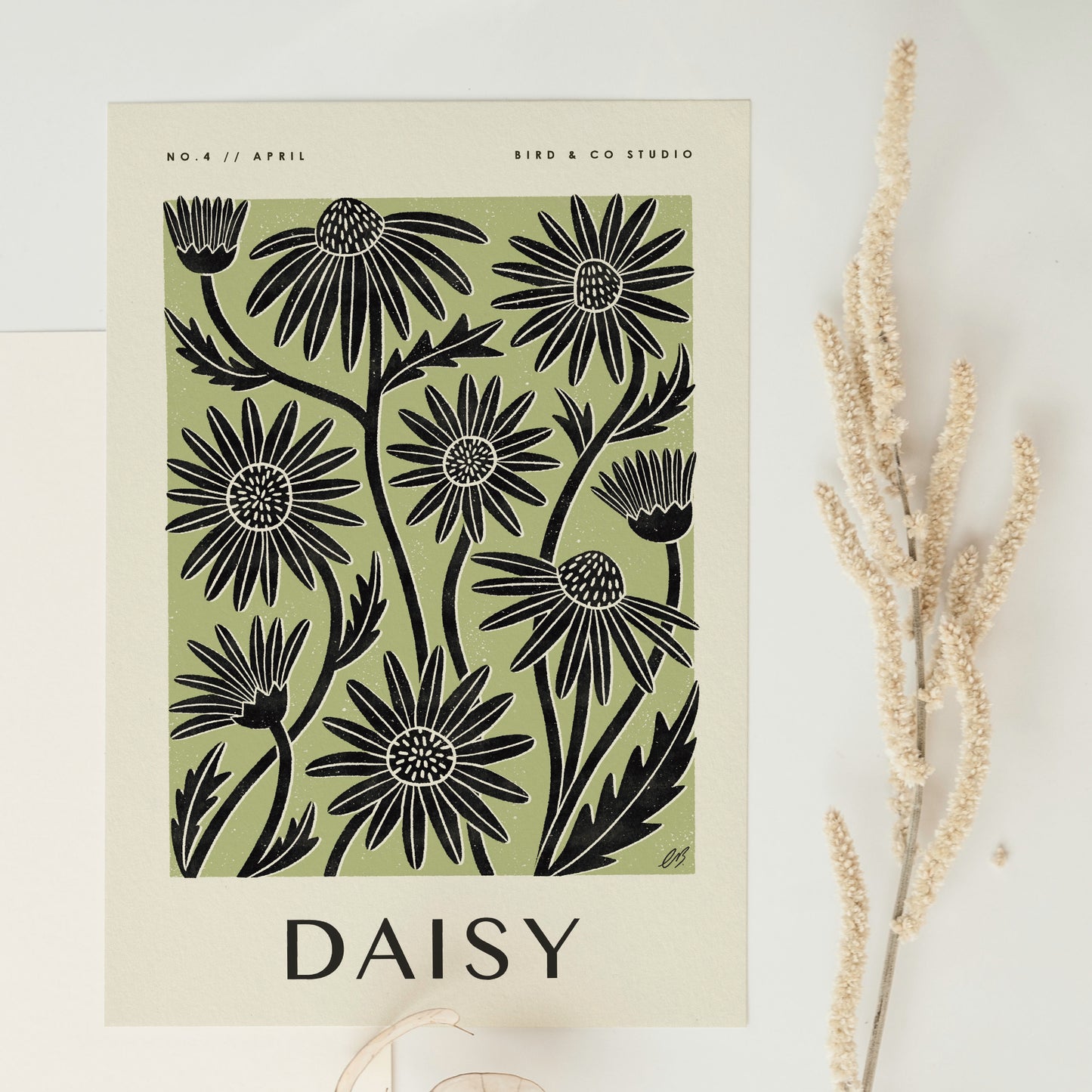 April Daisy Art Print