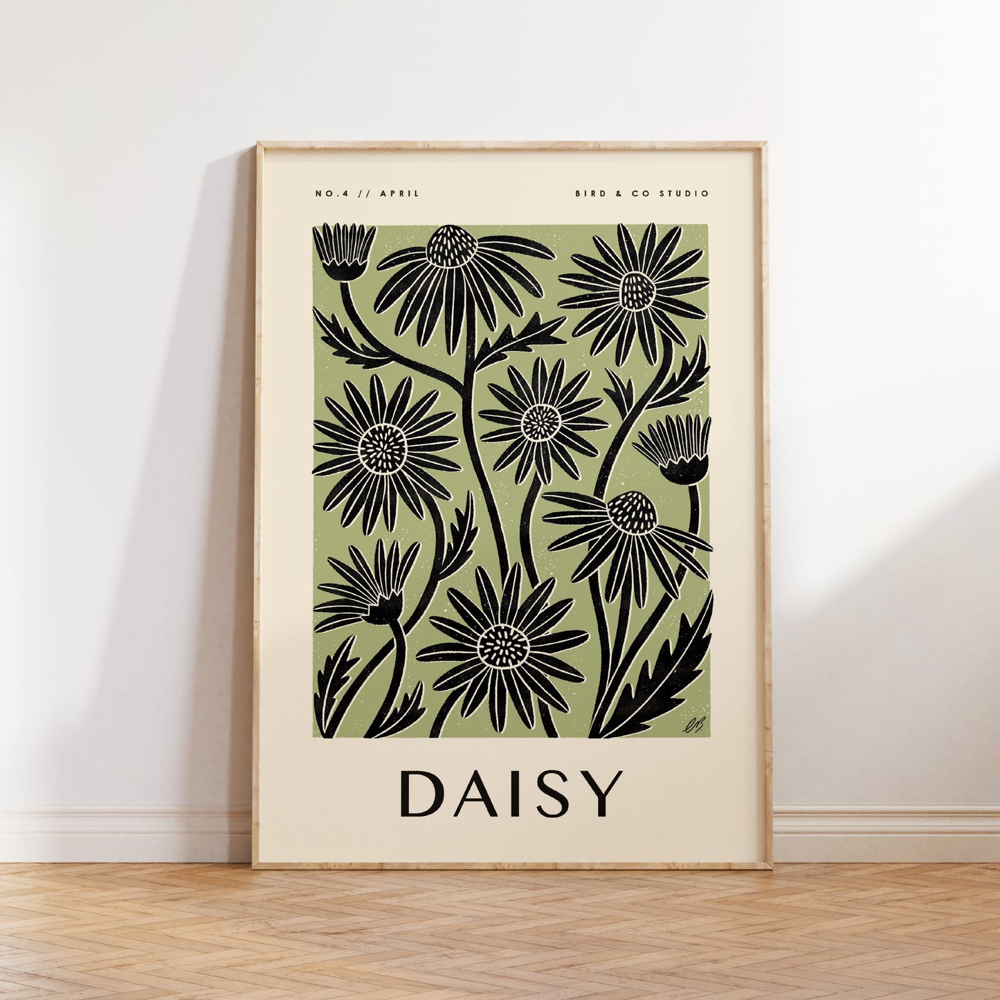 April Daisy Art Print