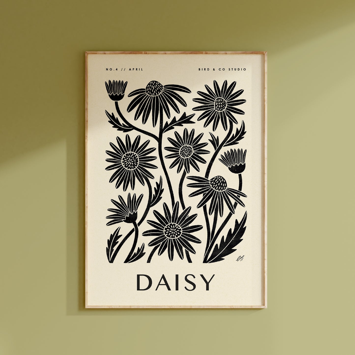 April Daisy Art Print