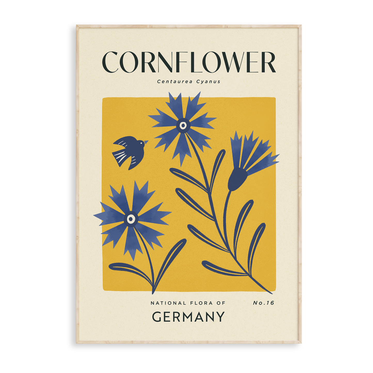 Cornflower of Germany Art Print