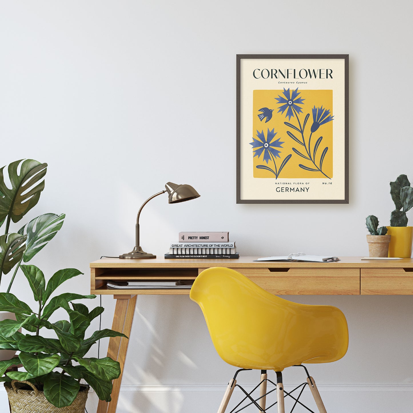 Cornflower of Germany Art Print