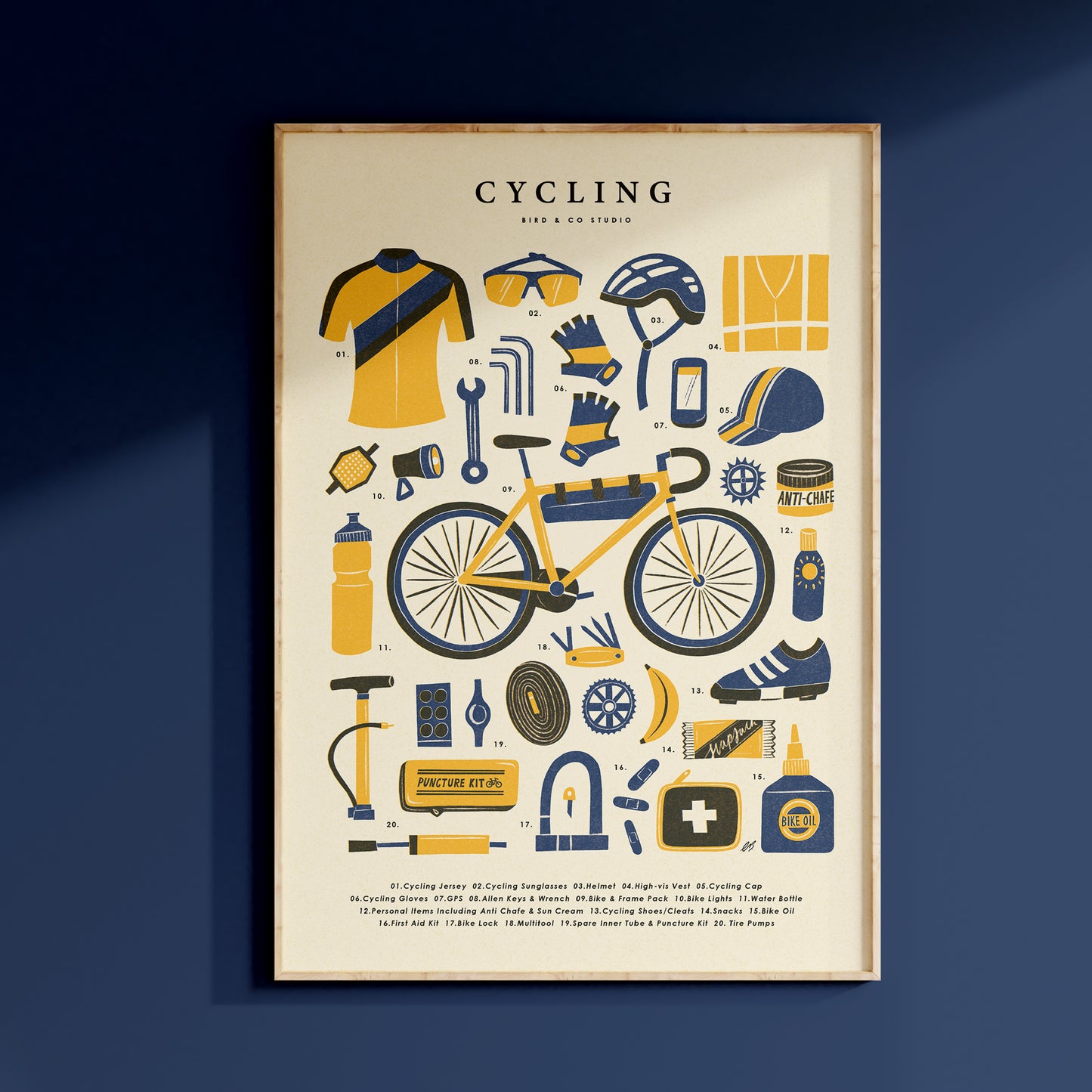 Cycling Kit Art Print