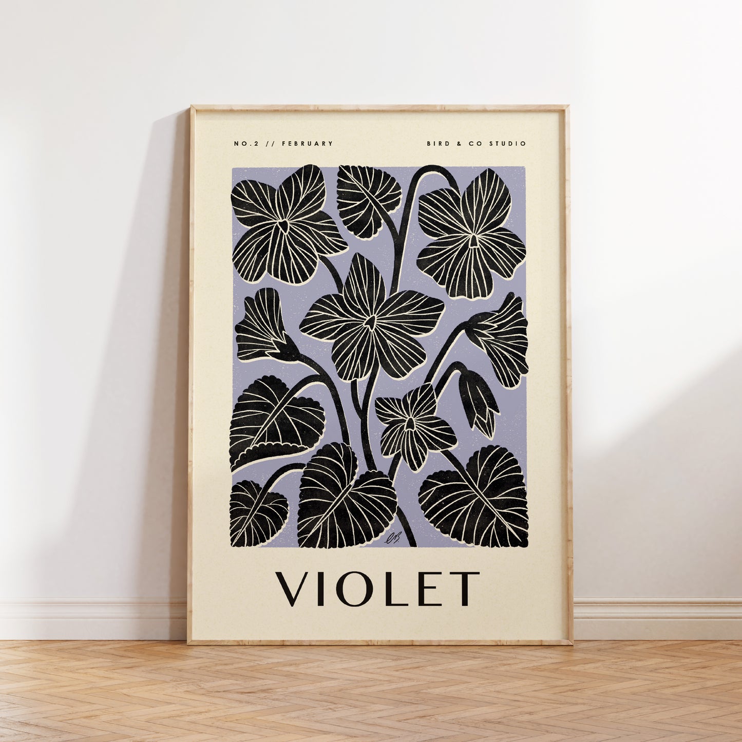 February Violet Art Print