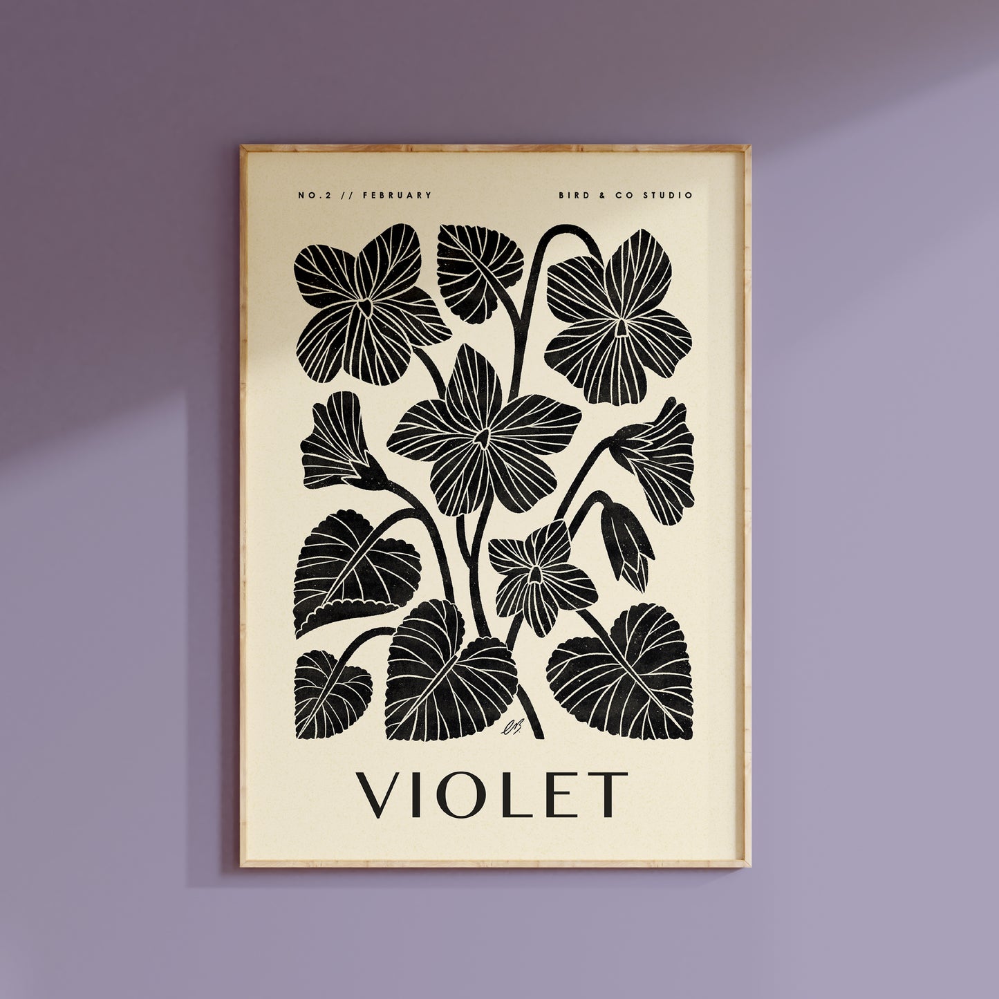 February Violet Art Print
