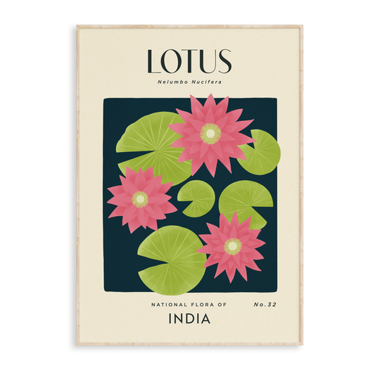 Lotus of India Art Print