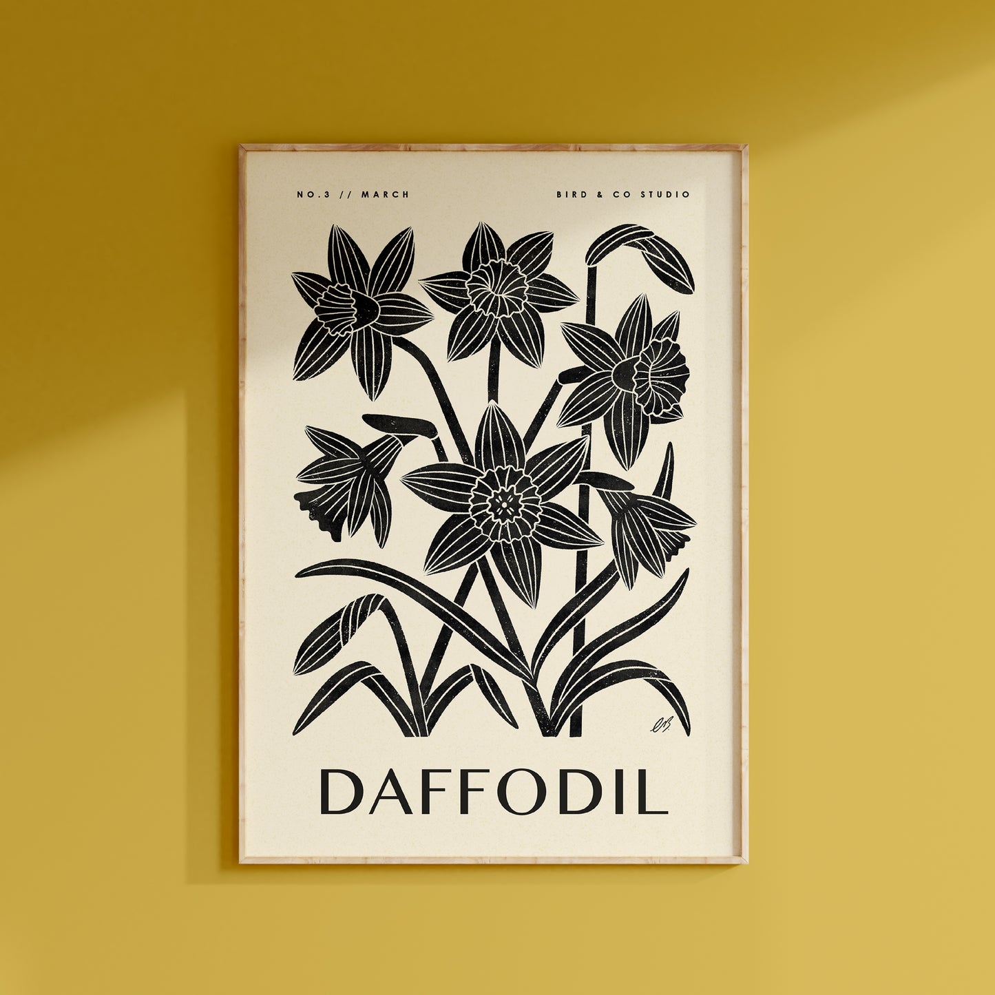 March Daffodil Art Print