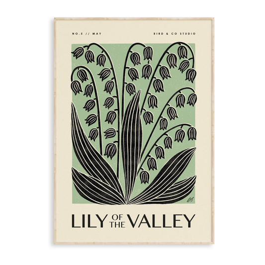 May Lily Of The Valley Art Print