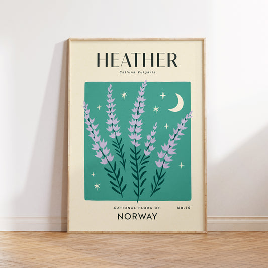 Heather of Norway Art Print