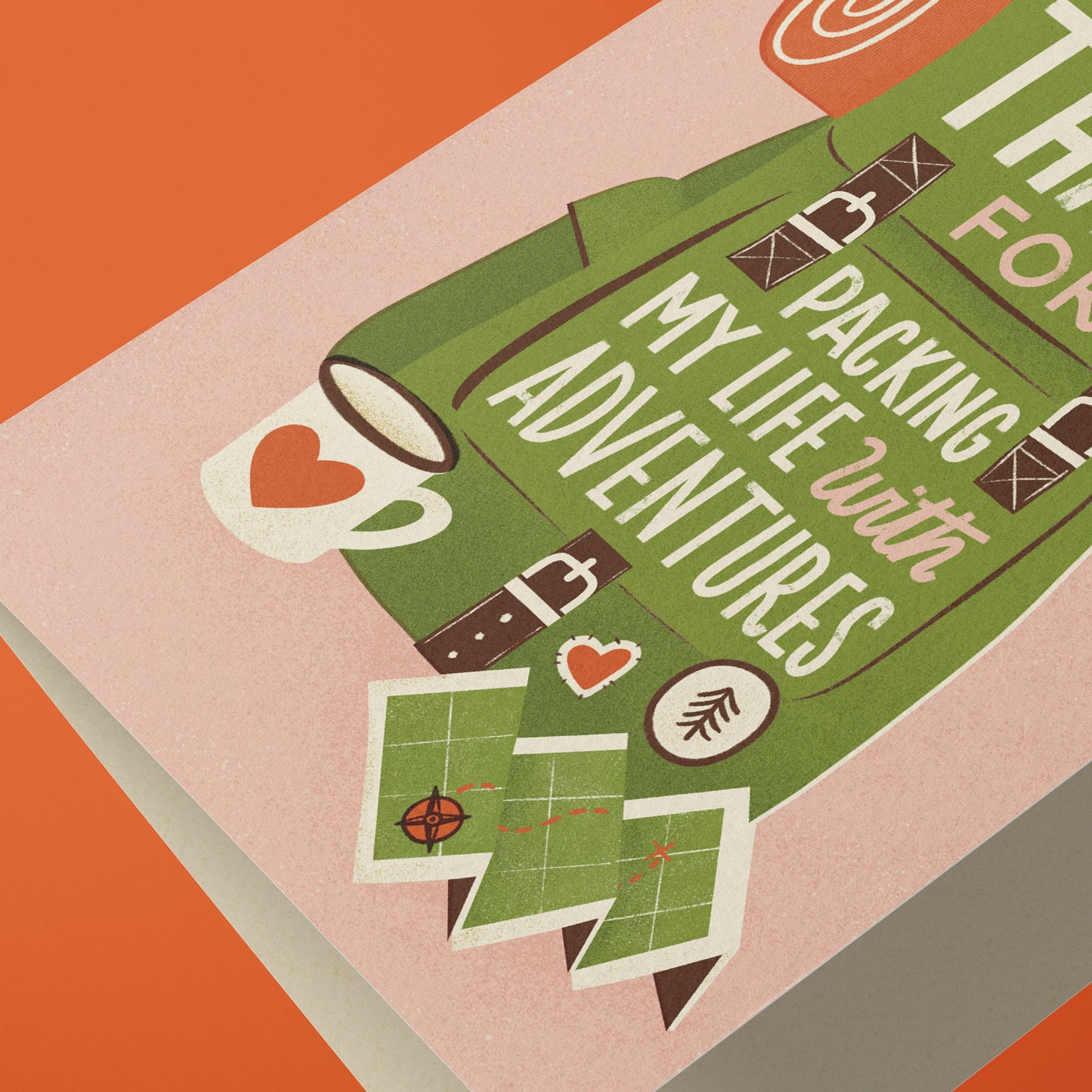 Adventure Pack Greeting Card