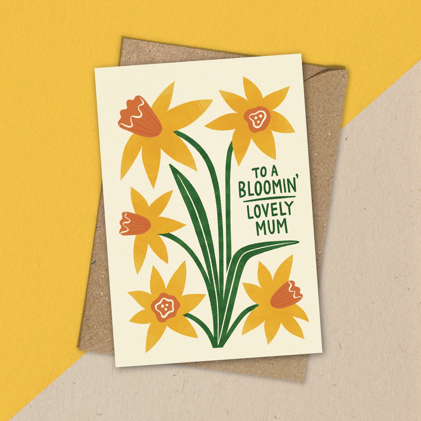 Daffodil Greeting Card