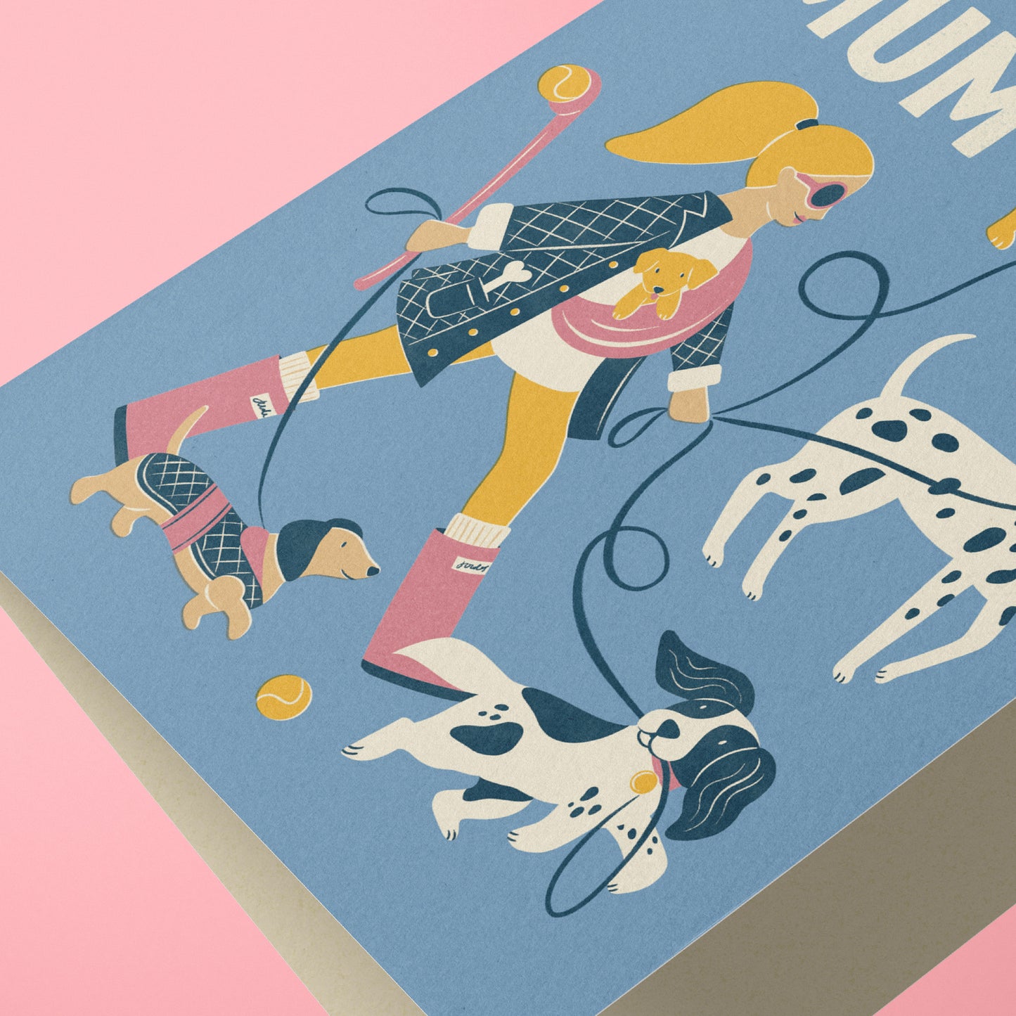 Dog Mum Greeting Card