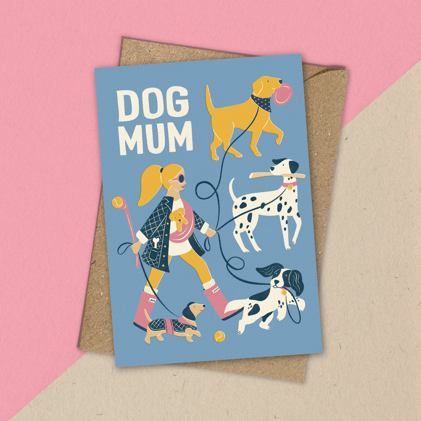 Dog Mum Greeting Card