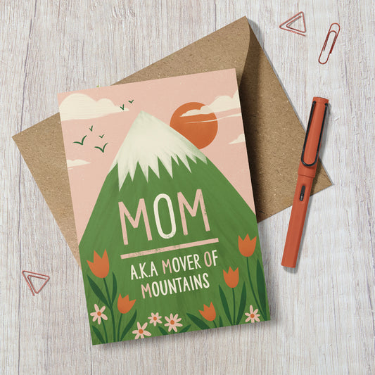 Mover of Mountains Greeting Card