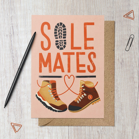 Sole Mates Greeting Card