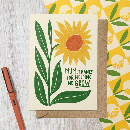 Sunflower Greeting Card