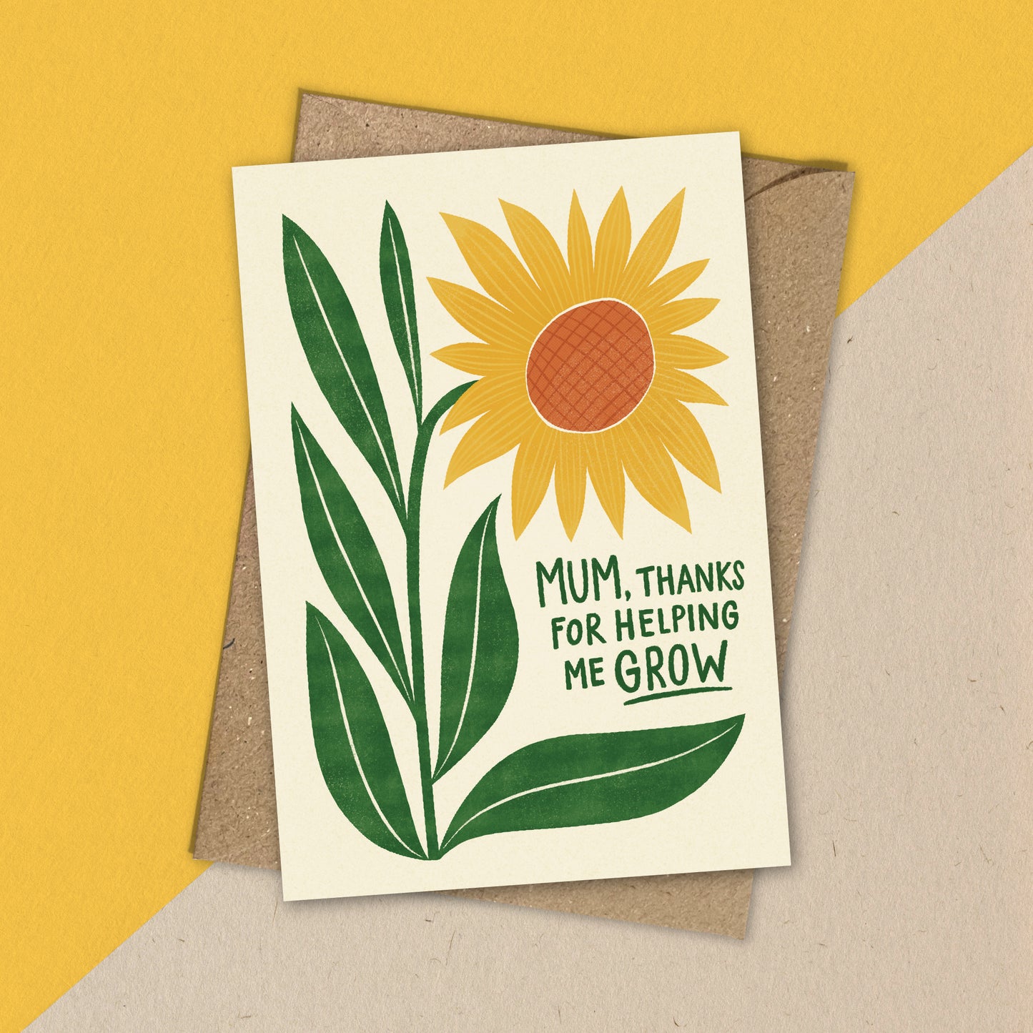 Sunflower Greeting Card