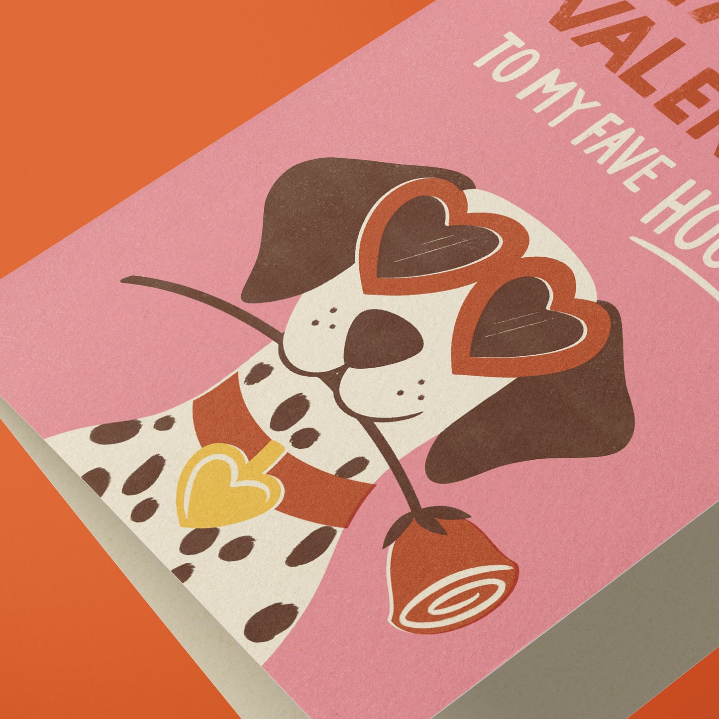 Valentine's Dog Greeting Card
