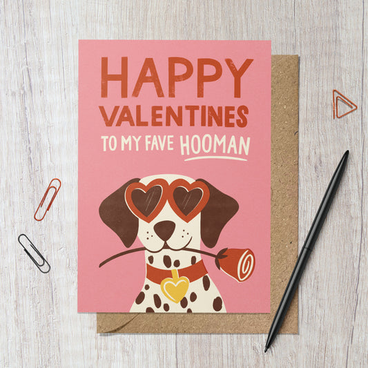 Valentine's Dog Greeting Card