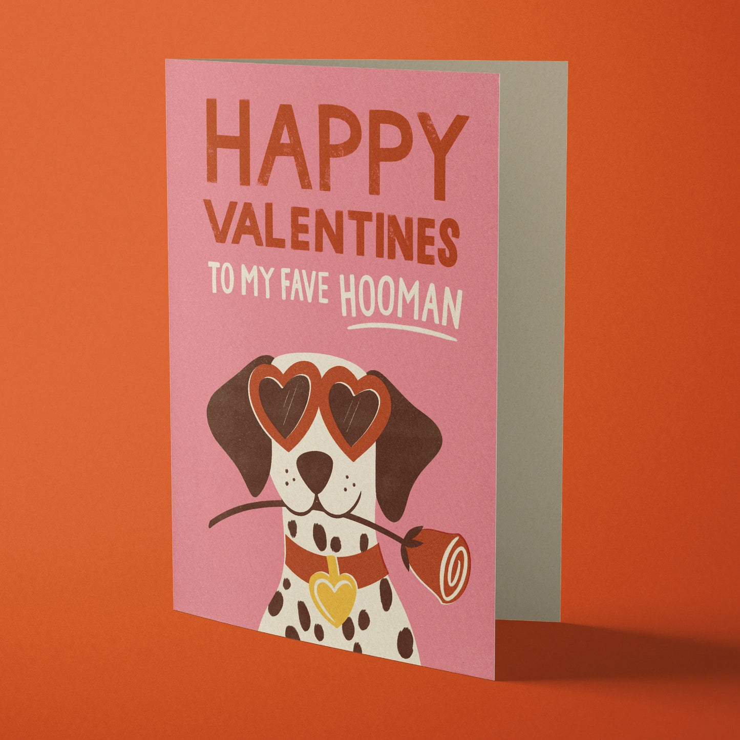 Valentine's Dog Greeting Card