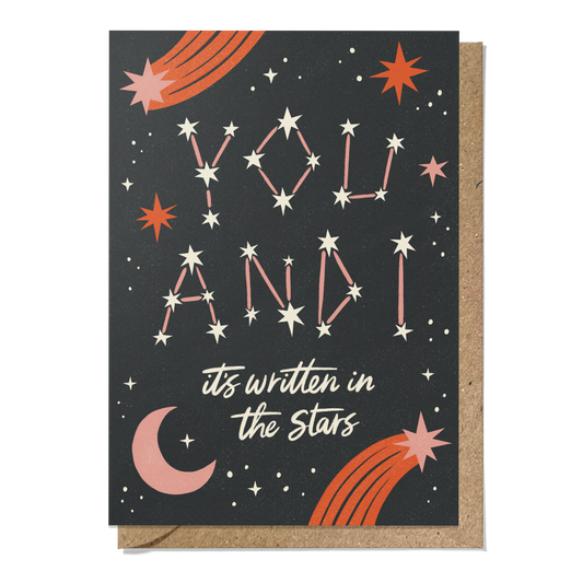 Written in the Stars Greeting Card