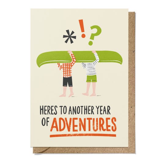 Year of Adventures Greeting Card