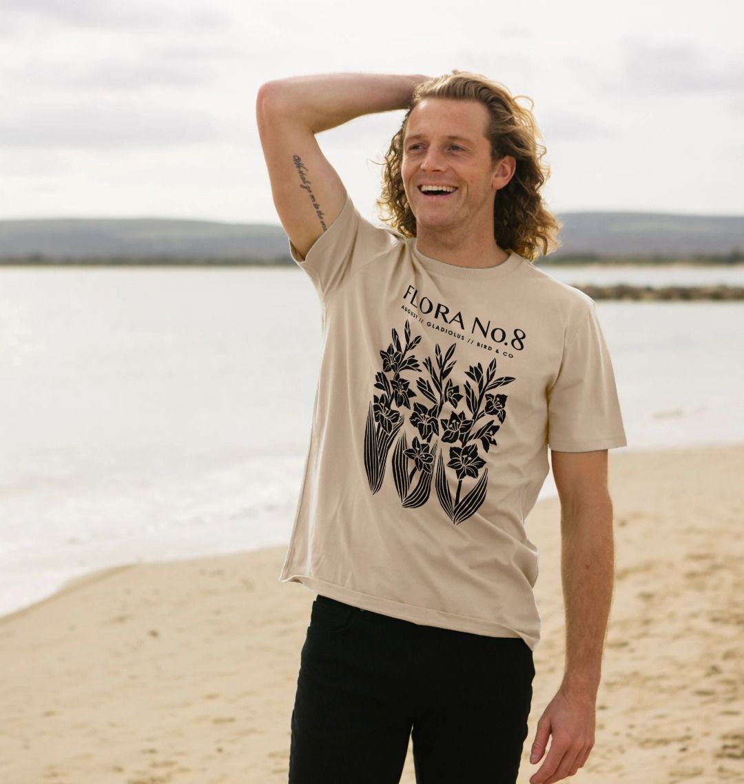 August Gladiolus – Unisex Birth Flora Tshirt