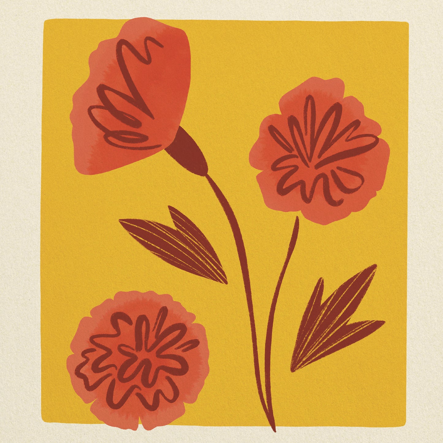 Carnation of Spain Art Print