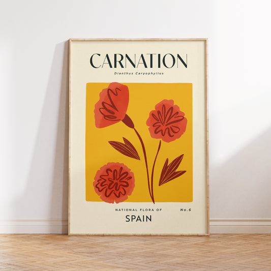 Carnation of Spain Art Print