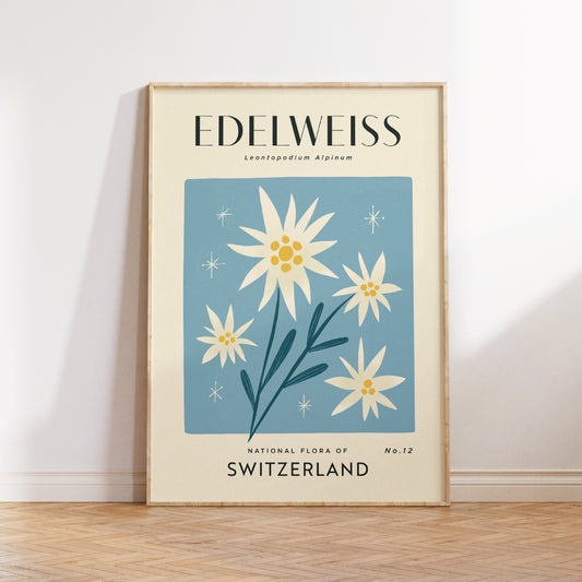 Edelweiss of Switzerland Art Print