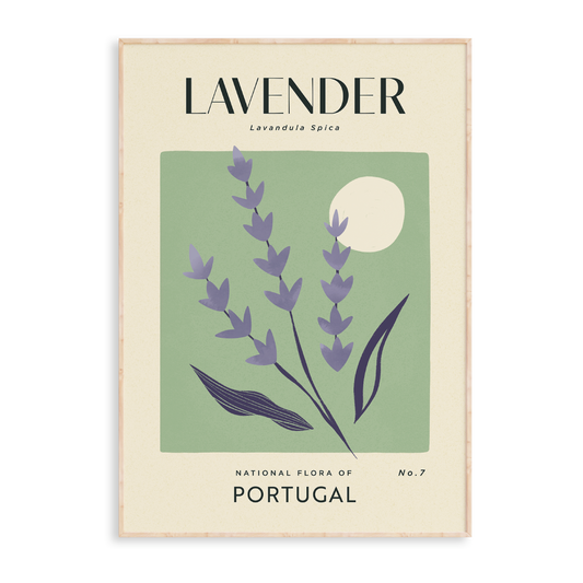 Lavender of Portugal Art Print